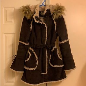 Women’s faux shearling coat